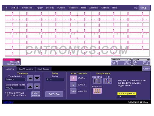 圖四 順序模式設(shè)置界面實例