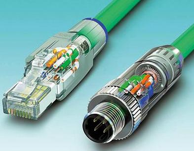 圖3 按入電纜芯、剪斷，且蓋好防護(hù)蓋：無論是RJ45還是M12連接器，它們都能夠?qū)崿F(xiàn)快速且可靠的安裝