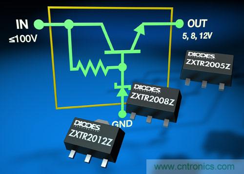  Diodes全新集成高壓穩(wěn)壓器晶體管，顯著提升功率密度和減少器件數(shù)量