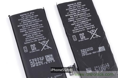 土豪金iPhone 5S拆解：內(nèi)部結(jié)構(gòu)升級，維修難度增加