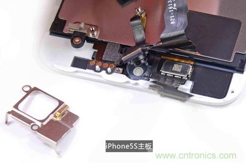 土豪金iPhone 5S拆解：內(nèi)部結(jié)構(gòu)升級，維修難度增加