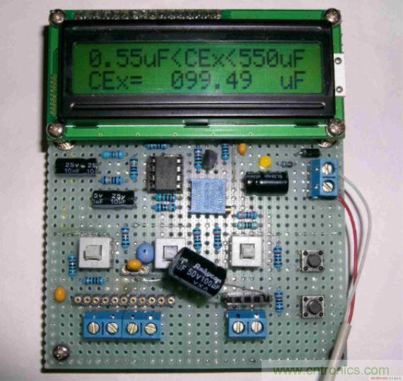 DIY集電容、電感和頻率為一體的測(cè)量?jī)x器