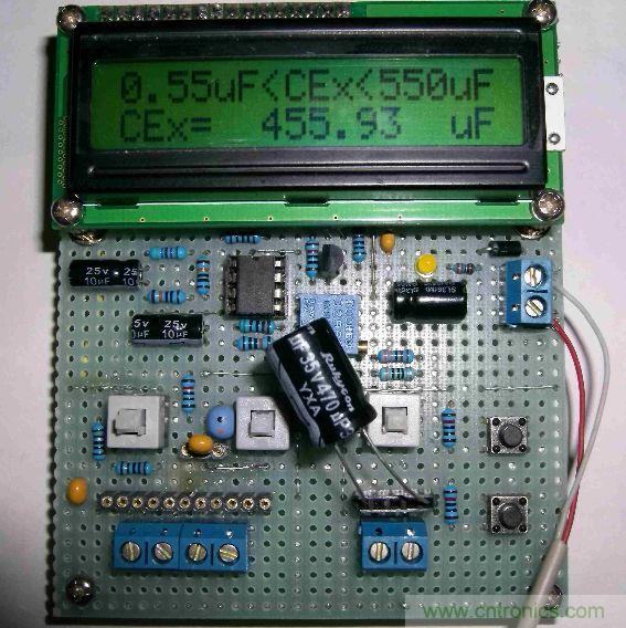 DIY集電容、電感和頻率為一體的測(cè)量?jī)x器