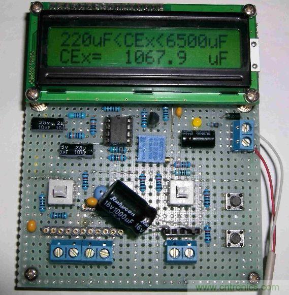 DIY集電容、電感和頻率為一體的測(cè)量?jī)x器