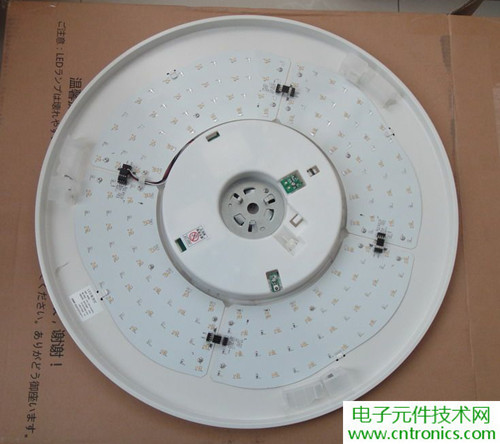 高端大氣上檔次！智能遙控調(diào)光LED吸頂燈拆解