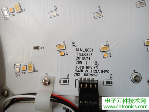 高端大氣上檔次！智能遙控調(diào)光LED吸頂燈拆解