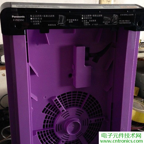 PM2.5殺手！松下納米水離子空氣凈化器拆解