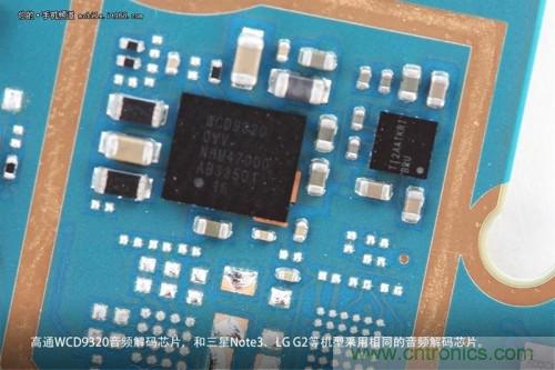WCD9320音頻解碼芯片，和Note 3以及G2上采用的一模一樣