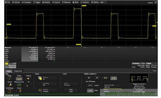 只對(duì)脈沖寬度超過(guò)48&plusmn;0.8ns范圍的脈沖觸發(fā)的排它型觸發(fā)器。