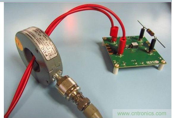 用Fischer F-33-1電流探頭進(jìn)行高頻電流的測(cè)試。