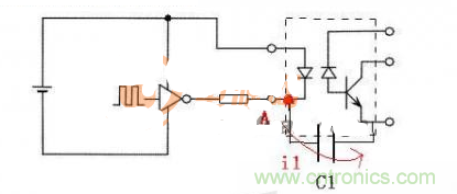 光耦電路中，限流電阻位置有什么影響？