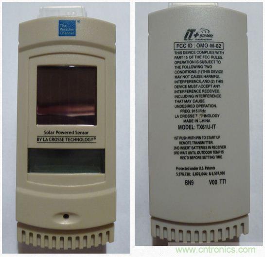 圖1：拆解前TX61U-IT的正面和背面圖片。