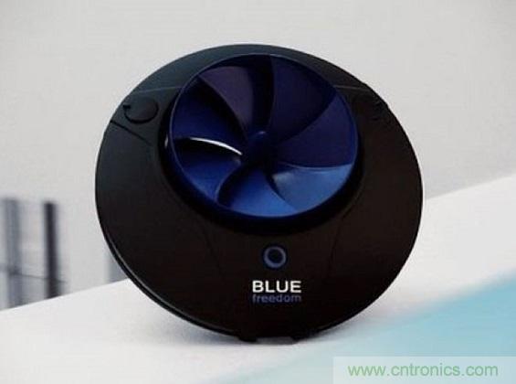 圖4：Blue Freedom是一種“微型水力發(fā)電廠”，能用利用流動的水來為便攜設(shè)備充電。