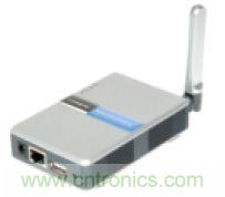 圖1：Linksys WPS54G打印服務(wù)器。