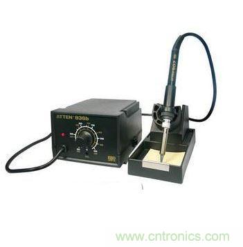 【導(dǎo)讀】電烙鐵作為電子工程師最常用的焊接工具，用好電烙鐵將會(huì)為我們的工作節(jié)省不少的時(shí)間。本文將通過準(zhǔn)備工作、焊前處理、焊接技術(shù)對(duì)電烙鐵的使用進(jìn)行詳細(xì)說明，當(dāng)然還有非常關(guān)鍵的焊接技巧。  　　一、準(zhǔn)備工作  　　1.新烙鐵使用前，應(yīng)用細(xì)砂紙將烙鐵頭打光亮，通電燒熱，蘸上松香后用烙鐵頭刃面接觸焊錫絲，使烙鐵頭上均勻地鍍上一層錫。這樣做，可以便于焊接和防止烙鐵頭表面氧化。舊的烙鐵頭如嚴(yán)重氧化而發(fā)黑，可用鋼挫挫去表層氧化物，使其露出金屬光澤后，重新鍍錫，才能使用。 1 　　電烙鐵要用220V交流電源，使用時(shí)要特別注意安全。應(yīng)認(rèn)真做到以下幾點(diǎn)：  　　電烙鐵插頭最好使用三極插頭。要使外殼妥善接地。  　　使用前，應(yīng)認(rèn)真檢查電源插頭、電源線有無損壞。并檢查烙鐵頭是否松動(dòng)。  　　電烙鐵使用中，不能用力敲擊。要防止跌落。烙鐵頭上焊錫過多時(shí)，可用布擦掉。不可亂甩，以防燙傷他人。  　　焊接過程中，烙鐵不能到處亂放。不焊時(shí)，應(yīng)放在烙鐵架上。注意電源線不可搭在烙鐵頭上，以防燙壞絕緣層而發(fā)生事故。  　　使用結(jié)束后，應(yīng)及時(shí)切斷電源，拔下電源插頭。冷卻后，再將電烙鐵收回工具箱。  　　2、焊錫和助焊劑  　　焊接時(shí)，還需要焊錫和助焊劑。  　　（1）焊錫：焊接電子元件，一般采用有松香芯的焊錫絲。這種焊錫絲，熔點(diǎn)較低，而且內(nèi)含松香助焊劑，使用極為方便。  　?。?）助焊劑：常用的助焊劑是松香或松香水（將松香溶于酒精中）。使用助焊劑，可以幫助清除金屬表面的氧化物，利于焊接，又可保護(hù)烙鐵頭。焊接較大元件或?qū)Ь€時(shí)，也可采用焊錫膏。但它有一定腐蝕性，焊接后應(yīng)及時(shí)清除殘留物。  　　3、輔助工具  　　為了方便焊接操作常采用尖嘴鉗、偏口鉗、鑷子和小刀等做為輔助工具。應(yīng)學(xué)會(huì)正確使用這些工具。  　　尖嘴鉗 偏口鉗 鑷子 小刀 　　二、焊前處理  　　焊接前，應(yīng)對(duì)元件引腳或電路板的焊接部位進(jìn)行焊前處理。  　　1、清除焊接部位的氧化層  　　可用斷鋸條制成小刀。刮去金屬引線表面的氧化層，使引腳露出金屬光澤。  　　印刷電路板可用細(xì)紗紙將銅箔打光后，涂上一層松香酒精溶液。  　　2、元件鍍錫  　　在刮凈的引線上鍍錫。可將引線蘸一下松香酒精溶液后，將帶錫的熱烙鐵頭壓在引線上，并轉(zhuǎn)動(dòng)引線。即可使引線均勻地鍍上一層很薄的錫層。導(dǎo)線焊接前，應(yīng)將絕緣外皮剝?nèi)?，再?jīng)過上面兩項(xiàng)處理，才能正式焊接。若是多股金屬絲的導(dǎo)線，打光后應(yīng)先擰在一起，然后再鍍錫。  　　刮去氧化層 均勻鍍上一層錫 　　三、焊接技術(shù)  　　做好焊前處理之后，就可正式進(jìn)行焊接。  　　1、焊接方法。  　　焊接 檢查 剪短  　?。?）右手持電烙鐵。左手用尖嘴鉗或鑷子夾持元件或?qū)Ь€。焊接前，電烙鐵要充分預(yù)熱。烙鐵頭刃面上要吃錫，即帶上一定量焊錫。  　?。?）將烙鐵頭刃面緊貼在焊點(diǎn)處。電烙鐵與水平面大約成60℃角。以便于熔化的錫從烙鐵頭上流到焊點(diǎn)上。烙鐵頭在焊點(diǎn)處停留的時(shí)間控制在2～3秒鐘。  　?。?）抬開烙鐵頭。左手仍持元件不動(dòng)。待焊點(diǎn)處的錫冷卻凝固后，才可松開左手。  　?。?）用鑷子轉(zhuǎn)動(dòng)引線，確認(rèn)不松動(dòng)，然后可用偏口鉗剪去多余的引線。  　　2、焊接質(zhì)量  　　焊接時(shí)，要保證每個(gè)焊點(diǎn)焊接牢固、接觸良好。要保證焊接質(zhì)量。  　　良好的焊點(diǎn)應(yīng)是錫點(diǎn)光亮，圓滑而無毛刺，錫量適中。錫和被焊物融合牢固。不應(yīng)有虛焊和假焊。  　　虛焊是焊點(diǎn)處只有少量錫焊住，造成接觸不良，時(shí)通時(shí)斷。假焊是指表面上好像焊住了，但實(shí)際上并沒有焊上，有時(shí)用手一拔，引線就可以從焊點(diǎn)中拔出。這兩種情況將給電子制作的調(diào)試和檢修帶來極大的困難。只有經(jīng)過大量的、認(rèn)真的焊接實(shí)踐，才能避免這兩種情況。  　　焊接電路板時(shí)，一定要控制好時(shí)間。太長，電路板將被燒焦，或造成銅箔脫落。從電路板上拆卸元件時(shí)，可將電烙鐵頭貼在焊點(diǎn)上，待焊點(diǎn)上的錫熔化后，將元件拔出。  　　焊接時(shí)候助焊劑（松香和焊油）是關(guān)鍵，新鮮的松香和無腐蝕性的焊油可以幫助你很好的完成焊接，而且可以讓表面光潔漂亮，使用的時(shí)候可以多用點(diǎn)助焊劑  焊接技巧也是關(guān)鍵  　　在維修制作過程中，焊接工作是必不可少的。它不但要求將元件固定在電路板上，而且要求焊點(diǎn)必須牢固、圓滑，所以焊接技術(shù)的好壞直接影響到電子制作的成功與否，因此焊接技術(shù)是每一個(gè)電子制作愛好者必須掌握的基本功，現(xiàn)在將焊接的要點(diǎn)介紹一下：  　　1. 電烙鐵的選擇  　　電烙鐵的功率應(yīng)由焊接點(diǎn)的大小決定，焊點(diǎn)的面積大，焊點(diǎn)的散熱速度也快，所以選用的電烙鐵功率也應(yīng)該大些。一般電烙鐵的功率有20W 25W 30W 35W 50W 等等。選用30W左右的功率比較合適。  　　電烙鐵經(jīng)過長時(shí)間使用后，烙鐵頭部會(huì)生成一層氧化物，這時(shí)它就不容易吃錫，這時(shí)可以用銼刀銼掉氧化層，將烙鐵通電后等烙鐵頭部微熱時(shí)插入松香，涂上焊錫即可繼續(xù)使用，新買來的電烙鐵也必須先上錫然后才能使用。  　　2. 焊錫和助焊劑  　　選用低熔點(diǎn)的焊錫絲和沒有腐蝕性的助焊劑，比如松香，不宜采用工業(yè)焊錫和有腐蝕性的酸性焊油，最好采用含有松香的焊錫絲，使用起來非常方便。  　　3． 焊接方法  　　元件必須清潔和鍍錫，電子元件在保存中，由于空氣氧化的作用，元件引腳上附有一層氧化膜，同時(shí)還有其它污垢，焊接前可用小刀刮掉氧化膜，并且立即涂上一層焊錫（俗稱搪錫），然后再進(jìn)行焊接。經(jīng)過上述處理后元件容易焊牢，不容易出現(xiàn)虛焊現(xiàn)象。 焊接的溫度和焊接的時(shí)間  　　焊接時(shí)應(yīng)使電烙鐵的溫度高于焊錫的溫度，但也不能太高，以烙鐵頭接觸松香剛剛冒煙為好。焊接時(shí)間太短，焊點(diǎn)的溫度過低，焊點(diǎn)融化不充分，焊點(diǎn)粗糙容易造成虛焊，反之焊接時(shí)間過長，焊錫容易流淌，并且容易使元件過熱損壞元件。  　　焊接點(diǎn)的上錫數(shù)量  　　焊接點(diǎn)上的焊錫數(shù)量不能太少，太少了焊接不牢，機(jī)械強(qiáng)度也太差。而太多容易造成外觀一大堆而內(nèi)部未接通。焊錫應(yīng)該剛好將焊接點(diǎn)上的元件引腳全部浸沒，輪廓隱約可見為好。  　　注意烙鐵和焊接點(diǎn)的位置  　　初學(xué)者在焊接時(shí)，一般將電烙鐵在焊接處來回移動(dòng)或者用力擠壓，這種方法是錯(cuò)誤的。正確的方法是用電烙鐵的搪錫面去接觸焊接點(diǎn)，這樣傳熱面積大，焊接速度快。  　　4.焊接后的檢查  　　焊接結(jié)束后必須檢查有無漏焊、虛焊以及由于焊錫流淌造成的元件短路。虛焊較難發(fā)現(xiàn)，可用鑷子夾住元件引腳輕輕拉動(dòng)，如發(fā)現(xiàn)搖動(dòng)應(yīng)立即補(bǔ)焊  　　電烙鐵的基本使用方法之二：  　　電烙鐵是電子焊接中最常用的工具，作用是將電能轉(zhuǎn)換成熱能對(duì)焊接點(diǎn)部位進(jìn)行加熱焊接，其是否成功很大一部分是看對(duì)它的操控怎么樣了，因此某種角度上來說電烙鐵的使用依靠的是一種手法感覺。  　　一般來說，電烙鐵的功率越大，熱量越大，烙鐵頭的溫度也就越高。一般的晶體管、集成電路電子元器件焊接選用20W的內(nèi)熱式電烙鐵足夠了，功率過大容易燒壞元件，因?yàn)槎O管、三極管結(jié)點(diǎn)溫度超過 200℃就會(huì)燒壞。但以搭棚焊為主的膽機(jī)制作中，電烙鐵功率要大些，可在35W-45W中選擇，甚至可以更大。  　　值得注意的是，線路焊接時(shí)，時(shí)間不能太長也不能太短，時(shí)間過長也容易損壞，而時(shí)間太短焊錫則不能充分融化，造成焊點(diǎn)不光滑不牢固，還可能產(chǎn)生虛焊，一般來說最恰當(dāng)?shù)臅r(shí)間必須在1.5s～4s內(nèi)完成。  　　焊錫是一種易熔金屬，最常用的一般是焊錫絲。焊錫的作用是使元件引腳與印刷電路板的連接點(diǎn)連接在一起，焊錫的選擇對(duì)焊接質(zhì)量有很大的影響?，F(xiàn)在最常用的一般是含松香焊錫絲，但細(xì)分起來也頗有講究，其中真正不摻水份的含銀焊錫絲當(dāng)然是上等品了。  　　另外值得一提的是吸錫器，其對(duì)于新手來說十分實(shí)用，初次使用電烙鐵總是容易將焊錫弄得到處都是，吸錫器則可以幫你把電路板上多余的焊錫處理掉。另外，吸錫器在拆除多腳集成電路器件時(shí)十分奏效有用，它能將焊點(diǎn)全部吸掉，而對(duì)于能熟練使用烙鐵的人來說就完全沒有必要了，用烙鐵完全可以代替其功能，將焊點(diǎn)熔掉就可以很容易的將元件取出。  　　焊接前，應(yīng)對(duì)元件引腳或電路板的焊接部位進(jìn)行焊前處理。  　　清除焊接部位的氧化層----可用斷鋸條制成小刀，刮去金屬引線表面的氧化層，使引腳露出金屬光澤。印刷電路板可用細(xì)紗紙將銅箔打光后，涂上一層松香酒精溶液。  　　元件鍍錫----在刮凈的引線上鍍錫?？蓪⒁€蘸一下松香酒精溶液后，將帶錫的熱烙鐵頭壓在引線上，并轉(zhuǎn)動(dòng)引線。即可使引線均勻地鍍上一層很薄的錫層。導(dǎo)線焊接前，應(yīng)將絕緣外皮剝?nèi)?，再?jīng)過上面兩項(xiàng)處理，才能正式焊接。若是多股金屬絲的導(dǎo)線，打光后應(yīng)先擰在一起，然后再鍍錫。  　　做好焊前處理之后，就可正式進(jìn)行焊接∶  　?。?）右手持電烙鐵。左手用尖嘴鉗或鑷子夾持元件或?qū)Ь€。焊接前，電烙鐵要充分預(yù)熱。烙鐵頭刃面上要吃錫，即帶上一定量焊錫。  　?。?）將烙鐵頭刃面緊貼在焊點(diǎn)處。電烙鐵與水平面大約成60℃角。以便于熔化的錫從烙鐵頭上流到焊點(diǎn)上。烙鐵頭在焊點(diǎn)處停留的時(shí)間控制在2～3秒鐘。  　?。?）抬開烙鐵頭。左手仍持元件不動(dòng)。待焊點(diǎn)處的錫冷卻凝固后，才可松開左手。  　?。?）用鑷子轉(zhuǎn)動(dòng)引線，確認(rèn)不松動(dòng)，然后可用偏口鉗剪去多余的引線。  　　焊接質(zhì)量-----焊接時(shí)，要保證每個(gè)焊點(diǎn)焊接牢固、接觸良好。要保證焊接質(zhì)量，其典型特征是錫點(diǎn)光亮，圓滑而無毛刺，錫量適中。錫和被焊物融合牢固，不應(yīng)有虛焊和假焊。  　　虛焊是焊點(diǎn)處只有少量錫焊住，造成接觸不良，時(shí)通時(shí)斷。假焊是指表面上好像焊住了，但實(shí)際上并沒有焊上，有時(shí)用手一拔，引線就可以從焊點(diǎn)中拔出。  　　焊接電路板時(shí)，一定要控制好時(shí)間。太長，電路板將被燒焦，或造成銅箔脫落。從電路板上拆卸元件時(shí)，可將電烙鐵頭貼在焊點(diǎn)上，待焊點(diǎn)上的錫熔化后，將元件拔出。  　　如何拆換元件------其實(shí)拆換元件再簡單不過了，用吸焊器很容易就能完成，將元件管腳上的焊錫全部吸掉，這里告訴大家一個(gè)小訣竅，現(xiàn)在的電路板大多做工精細(xì)，焊錫使用很少，很難熔掉，那么我們可以加點(diǎn)焊錫在管腳上再去利用吸焊器就容易多了。  　　另一個(gè)方法就是前面提到的，直接使用電烙鐵熔掉焊錫，但這樣就存在不小的危險(xiǎn)性，既要小心焊點(diǎn)沒完全被熔掉，又怕接觸的太久燒壞元件。常用的方法是在加溫的時(shí)候就用鑷子夾住元件外拉，當(dāng)溫度達(dá)到時(shí)，元件就會(huì)被拉出，但切記不要太用力了，否則管腳斷在焊錫中就麻煩了。  　　當(dāng)然，為保險(xiǎn)起見，兩種方法結(jié)合起來使用是再好不過了，因?yàn)橛袝r(shí)由于元件插孔太小，吸焊很難被吸干凈，此時(shí)撤走吸焊器就會(huì)粘住，故可以用電烙鐵加熱取掉。  　　焊接其實(shí)并沒那么可怕，或許對(duì)新手來說，初試比較難以掌握，然而練得多也就自然熟練了。總之，對(duì)于喜愛動(dòng)手的發(fā)燒友來說，只要你多多實(shí)踐那么掌握其中的竅門是早晚的事。