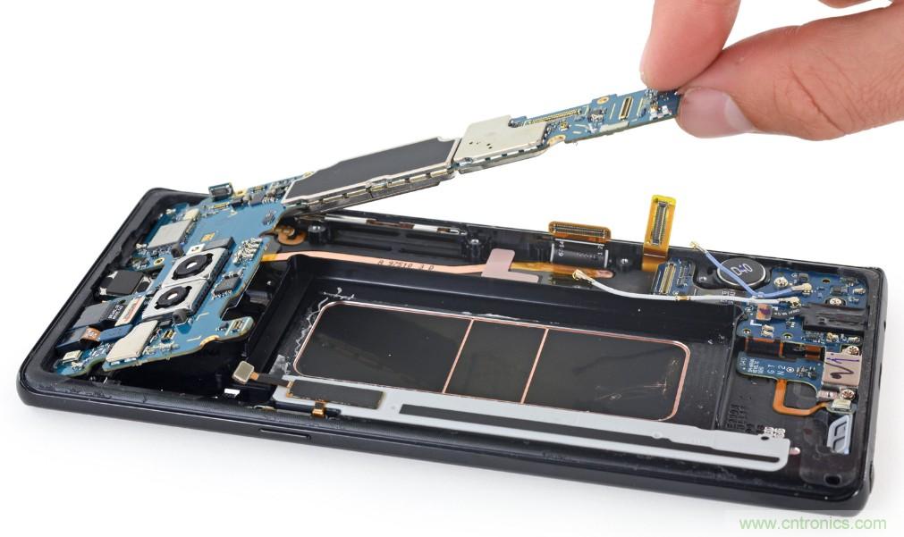 三星Note 8拆解，模塊化+分離式設(shè)計(jì)成趨勢？