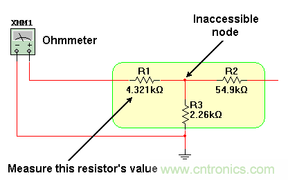 嵌入式電阻摸不到，那么怎么來(lái)測(cè)量？