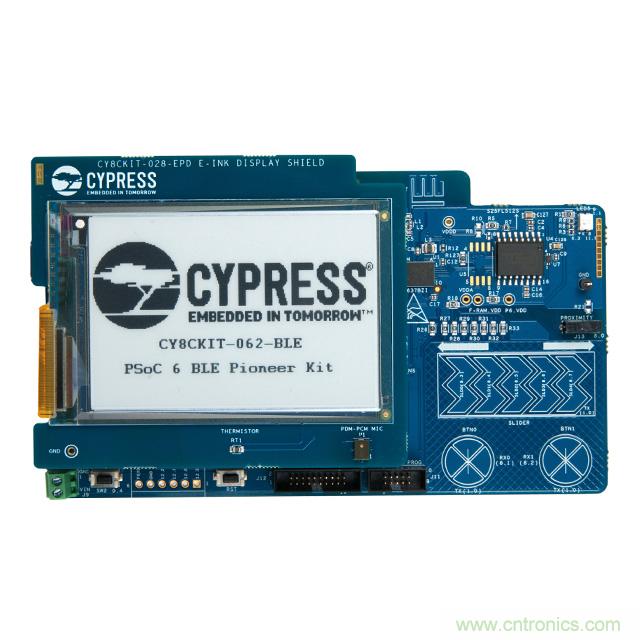 Cypress Semiconductor PSoC 6 BLE Pioneer 套件現(xiàn)已入庫 Digi-Key；客戶預(yù)訂訂單陸續(xù)發(fā)貨中