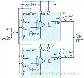 超低輸出噪聲和超高PSRR，這款負(fù)LDO穩(wěn)壓器了解一下？