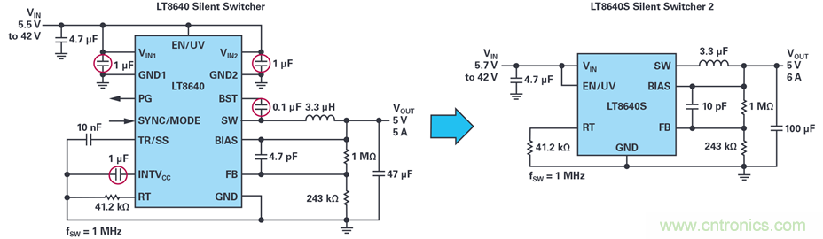 是否可以將低EMI電源安裝到擁擠的電路板上？