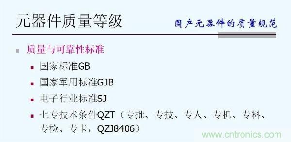 元器件應(yīng)用可靠性如何保證，都要學(xué)習(xí)航天經(jīng)驗(yàn)嗎？