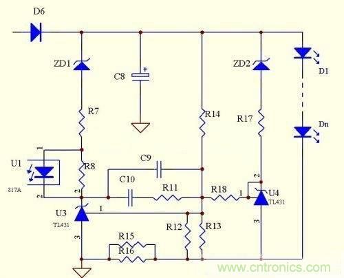 LED驅(qū)動(dòng)電源：3個(gè)電路巧妙利用TL431來恒流！