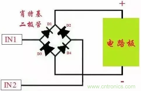 如何解決電源正負(fù)極接反燒板？