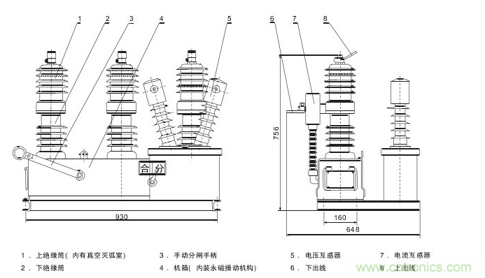 高壓斷路器的操作結(jié)構(gòu)有哪幾種？和隔離開(kāi)關(guān)有什么區(qū)別？