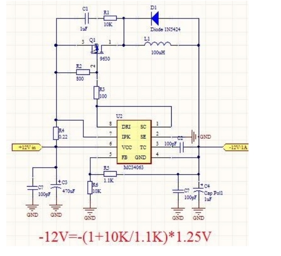 如何從正電壓電源獲得負電壓，正電壓轉(zhuǎn)負電壓的方法圖解