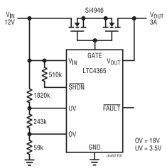 為敏感電路提供過(guò)壓及電源反接保護(hù)！