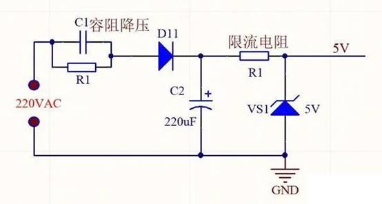220V直接串聯(lián)電阻降壓5V能給手機充電嗎？