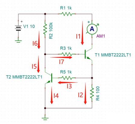 2個NPN三極管組成的恒流電路，如何工作？