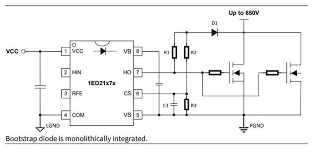 驅(qū)動電路設計(七)——自舉電源在5kW交錯調(diào)制圖騰柱PFC應用 驅(qū)動電路設計(七)——自舉電源在5kW交錯調(diào)制圖騰柱PFC應用
