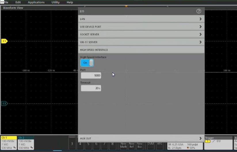 開啟TekHSI高速接口功能，加速波形數(shù)據(jù)遠(yuǎn)程傳輸