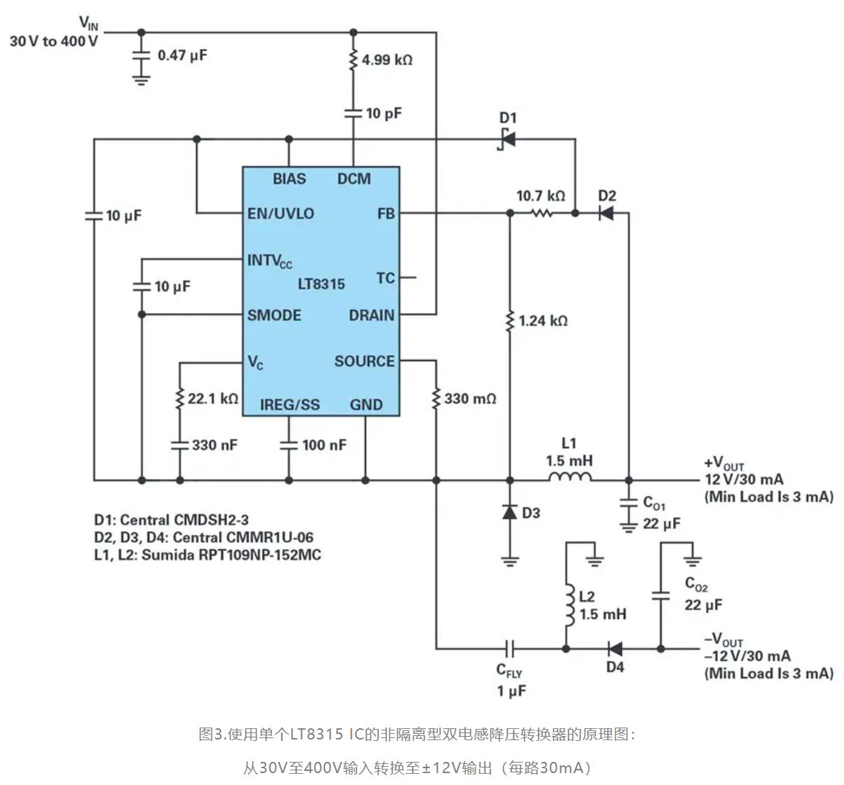 單個IC也能構(gòu)建緊湊、高效的雙極性穩(wěn)壓器