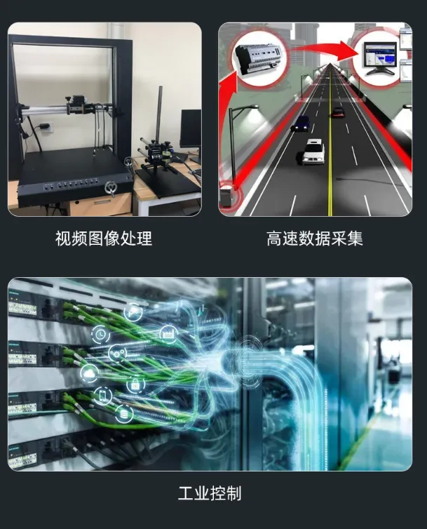基于賽靈思、紫光芯片開發(fā)的FPGA高速通信開發(fā)板，適用于圖像處理、工業(yè)控制場景